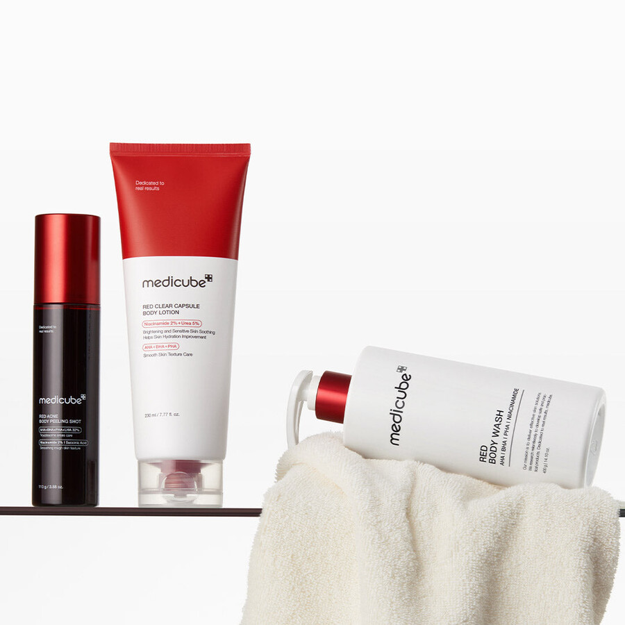 základní tělové produkty medicube red glow