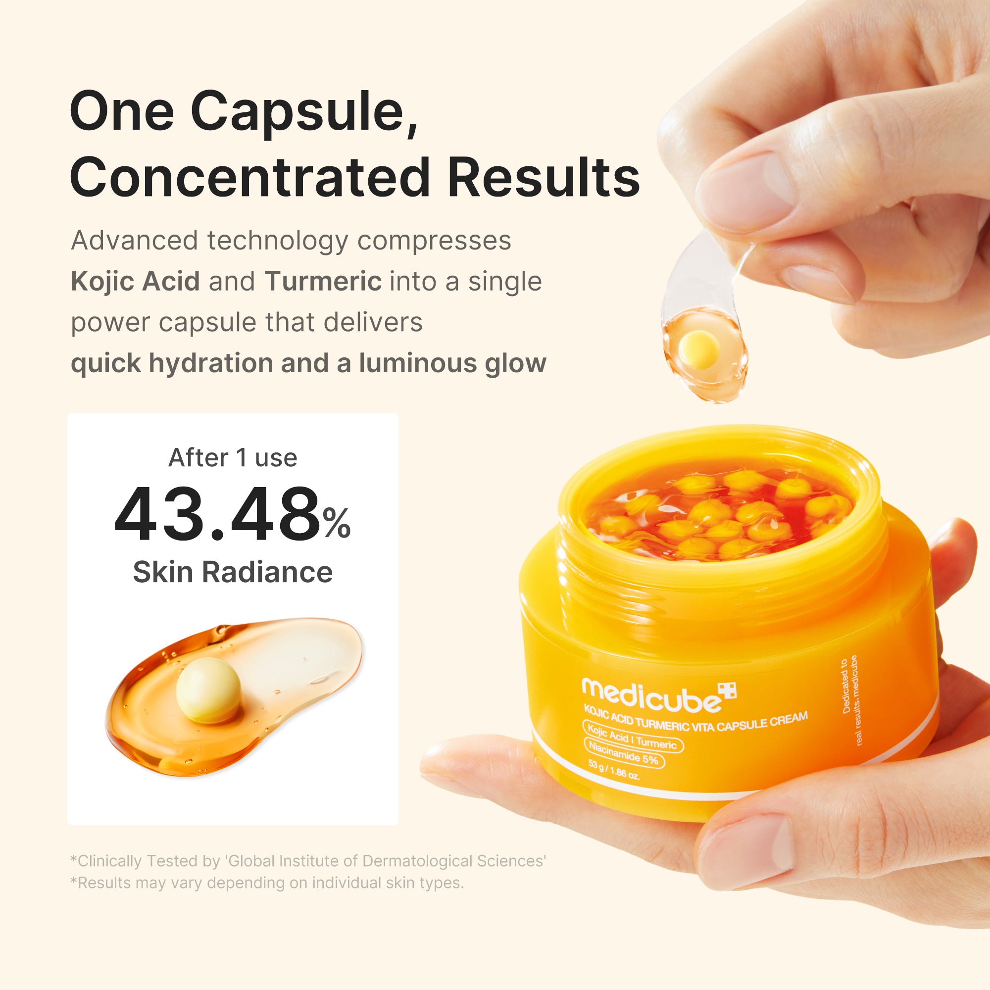 krém v kapslích kojic acid turmeric vita