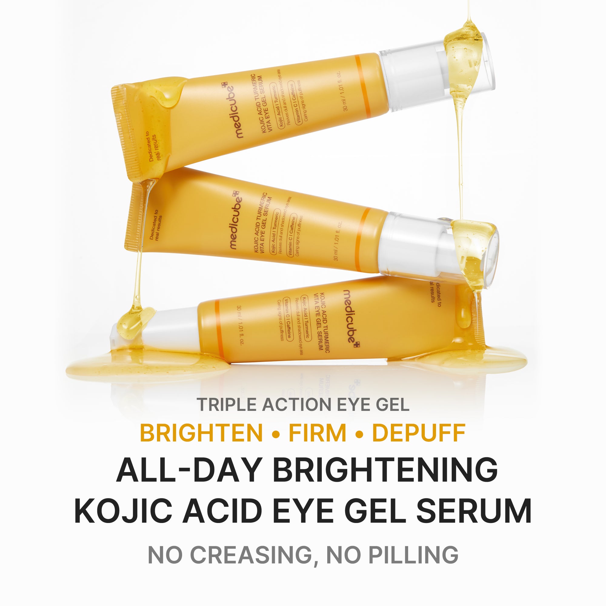 kojic acid tumeric oční gelové sérum