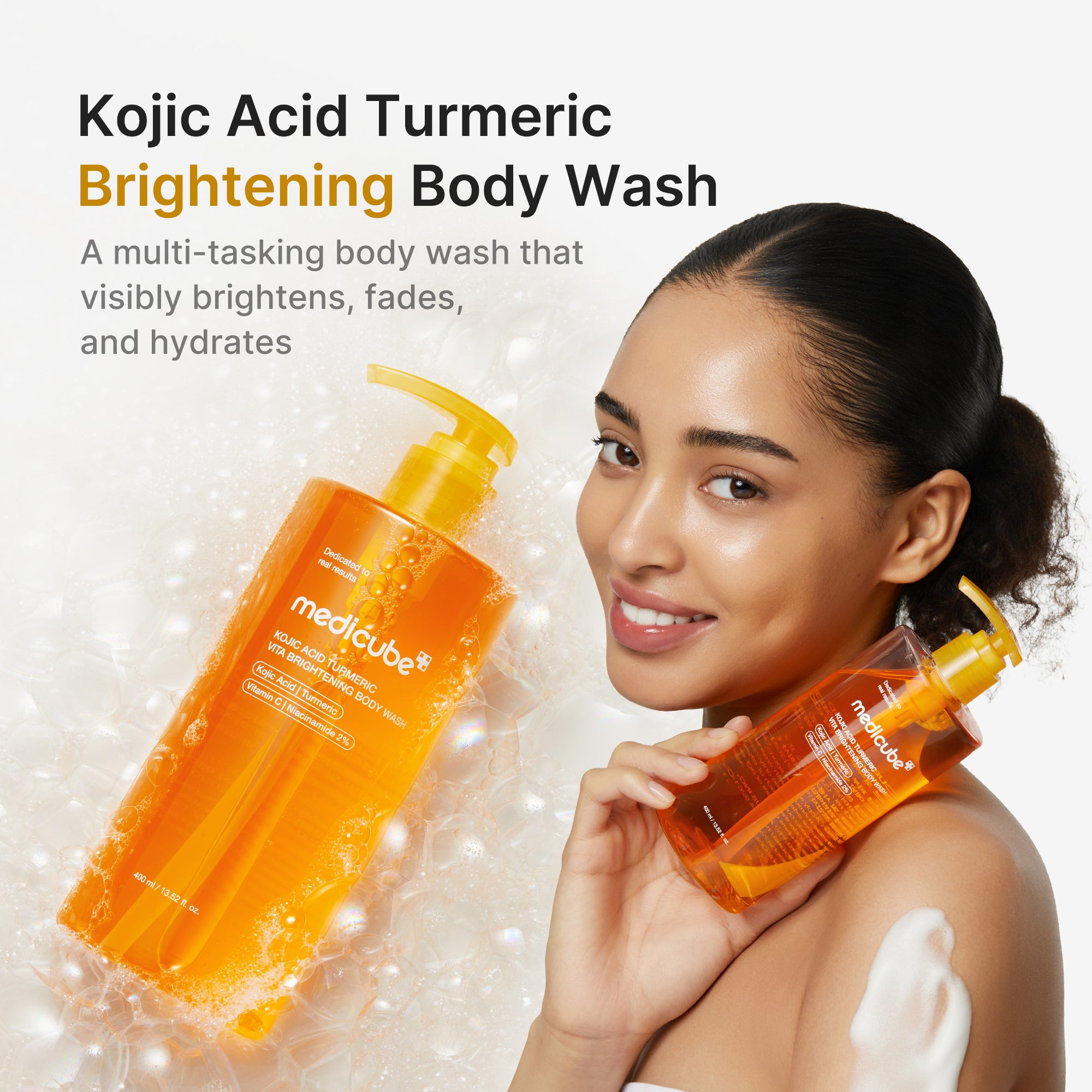 kojic acid turmeric body wash