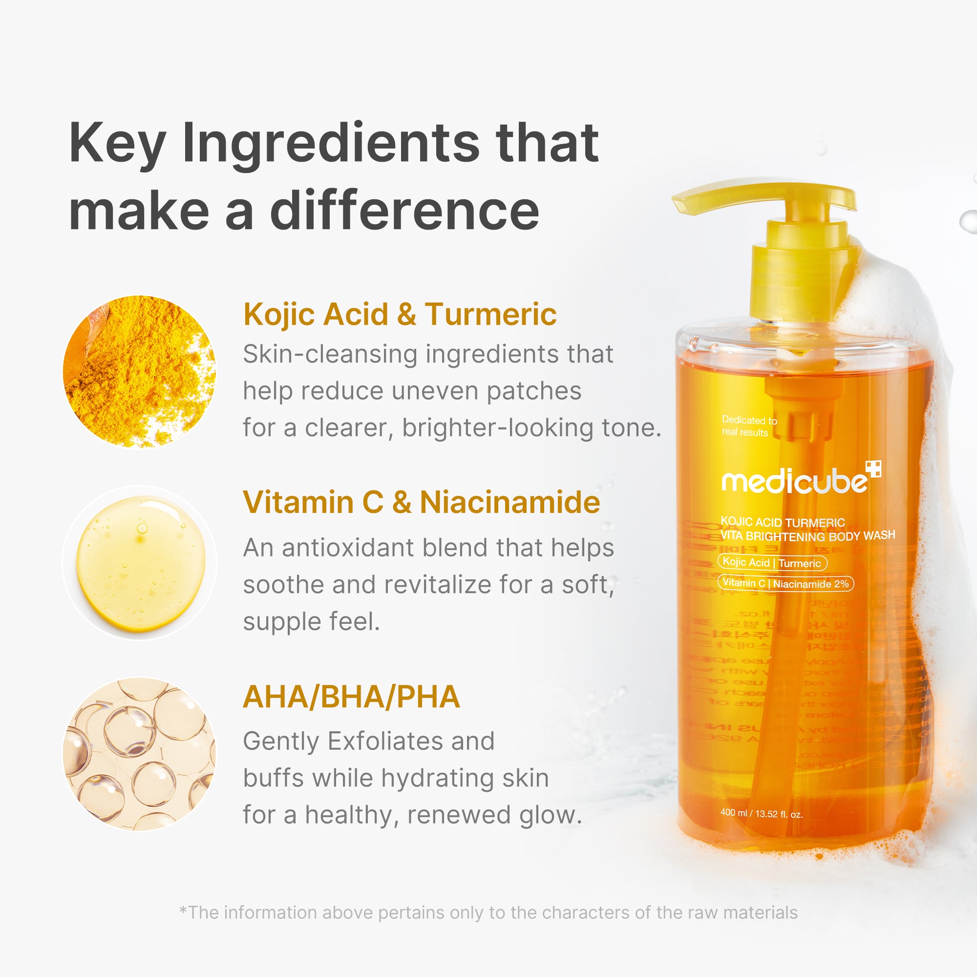 kojic acid turmeric body wash