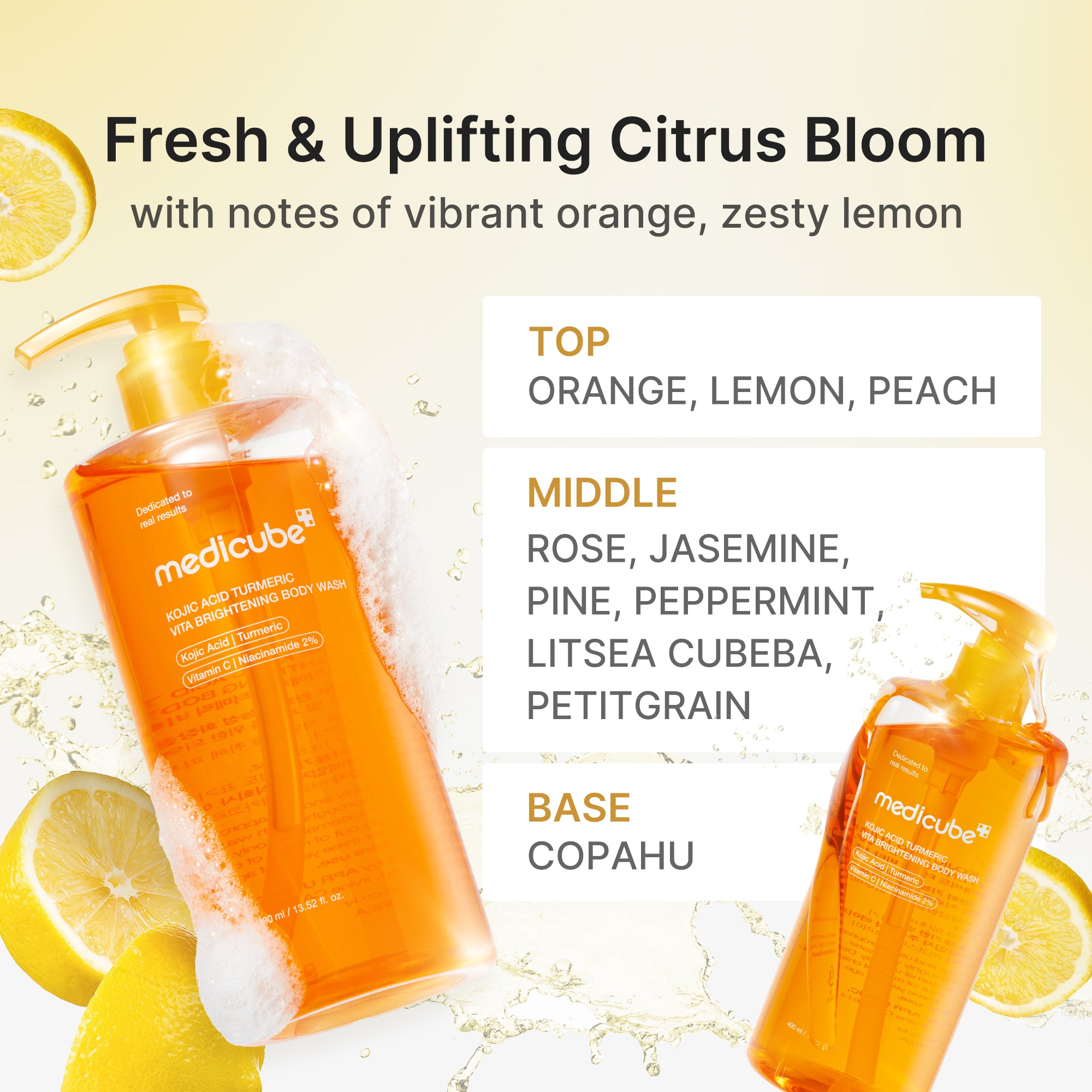 kojic acid turmeric body wash
