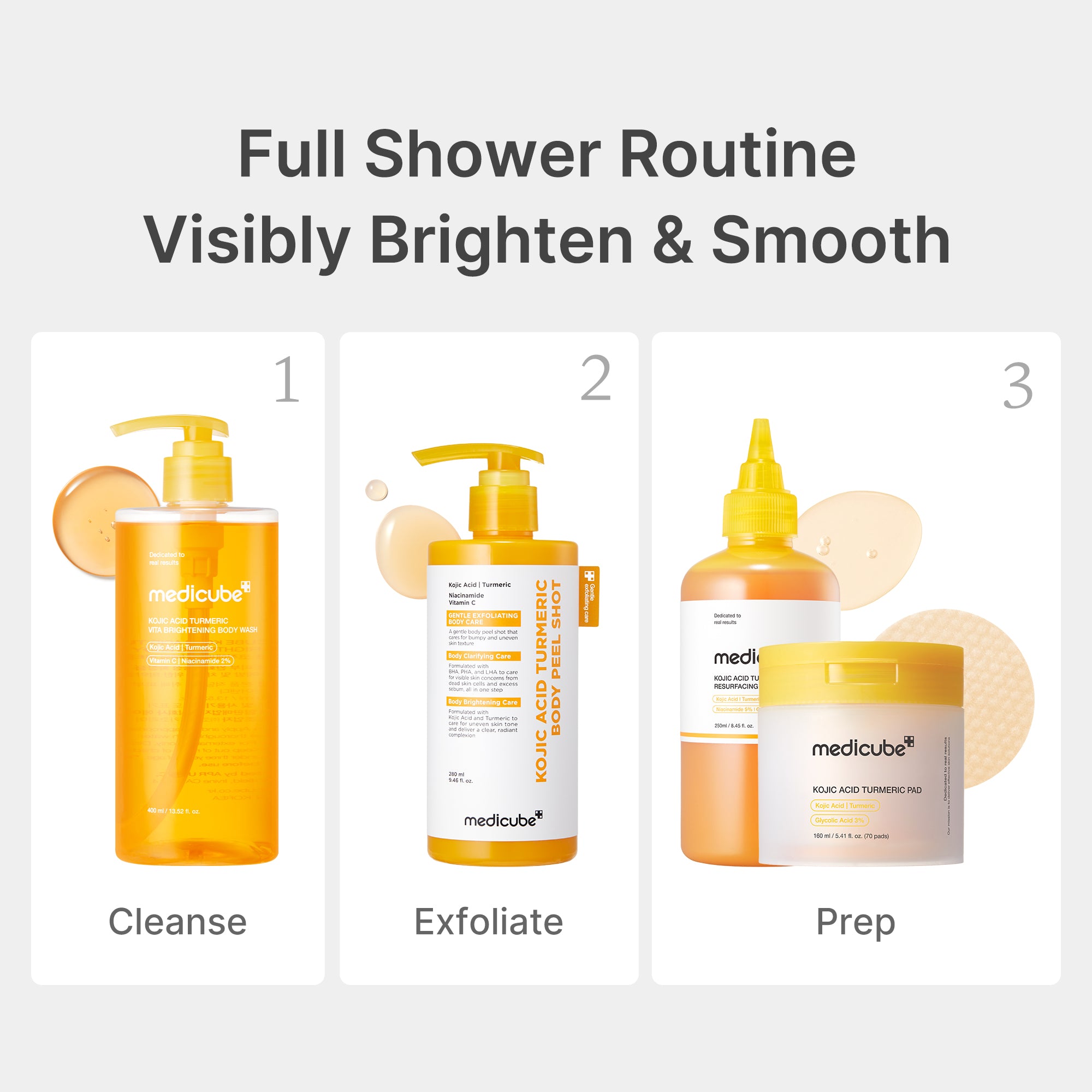 kojic acid turmeric body wash